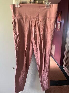 Athleta XL High-Waist Women’s Yoga Leggings in Dusty Rose